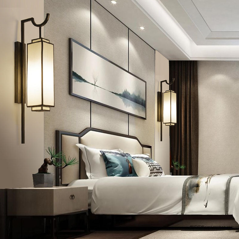 Modern Light Luxury Vintage Iron Cloth 1-Light Wall Sconce Lamp Lumendat