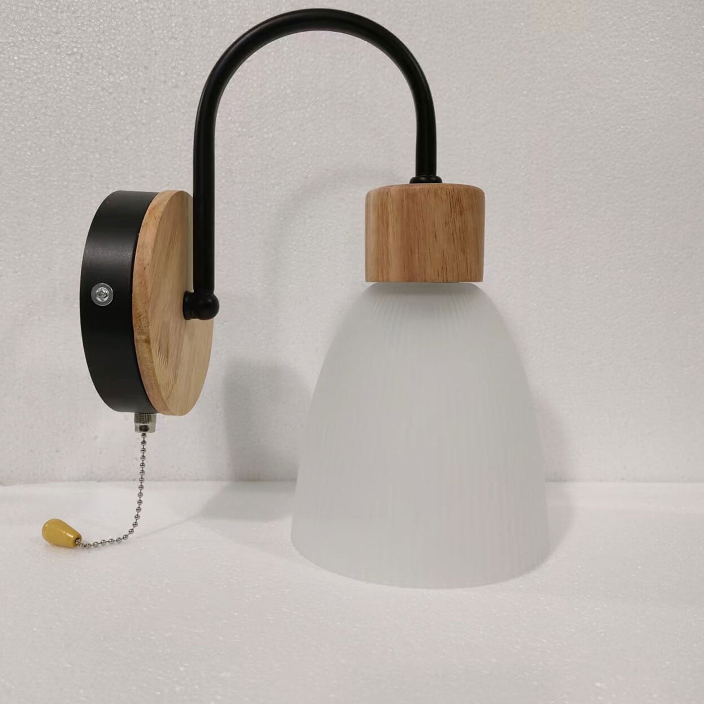 Modern Log Simple Bend Design 1-Light Wall Sconce Lamp Lumendat