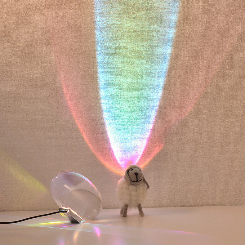 Creative Crystal Projection Angel Eye LED Table Lamp Lumendat
