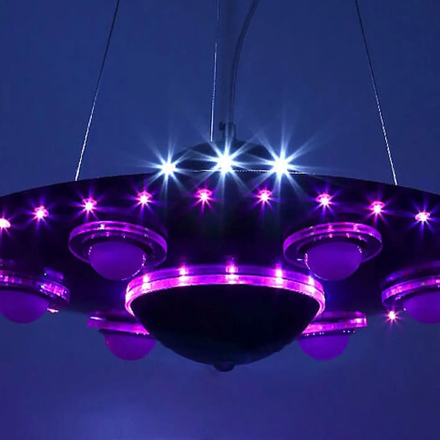 Creative Cartoon Ufo Flying Saucer LED Kids Chandelier Lumendat