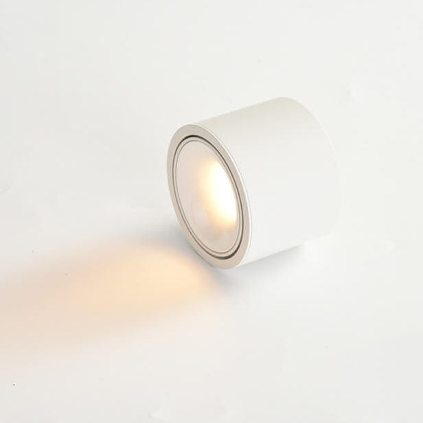 Modern Minimalist Round Spotlight Adjustable LED Flush Mount Ceiling Light BulbSquare