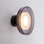 Nordic Vintage Round Hardware Glass LED Wall Sconce Lamp