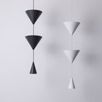 Modern Minimalist Cone Iron Aluminum Acrylic LED Pendant Light for Bedroom