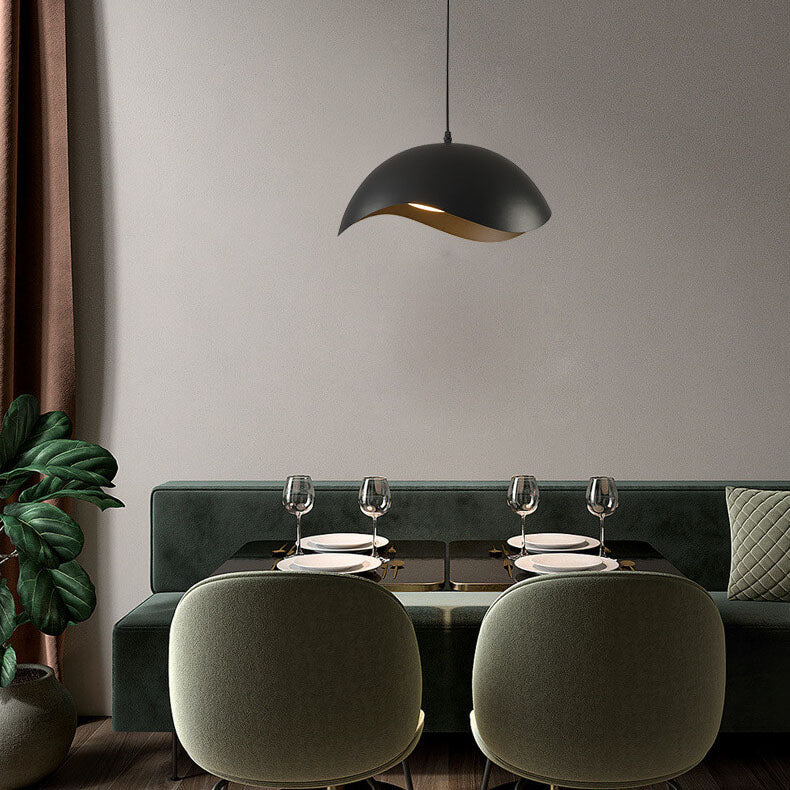 Nordic Minimalist Dome Wave Design LED Pendant Light BulbSquare