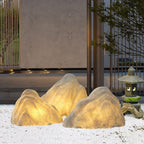 Modern Stone Rockery Outdoor Waterproof LED Garden Landscape Light Lumendat
