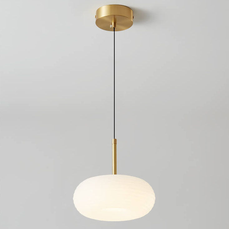 Modern Cream Style Apple All-copper LED Pendant Light