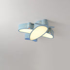 Lumendat Cartoon Creative Luminous Aircraft Design LED Flush Mount Ceiling Light Lumendat
