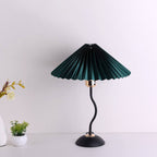 Modern Minimalist Pleated Umbrella Bending Base 1-Light Table Lamp Lumendat