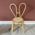 Lumendat Traditional Japanese Round Rattan Weaving Footstool Kids Backrest Chair For Entryways Lumendat