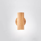 Modern Minimalist Wood Track Spotlight 1/2/3 Light Wall Sconce Lamp