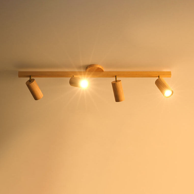 Simple Log Spotlight Track LED Semi-Flush Mount Ceiling Light Lumendat