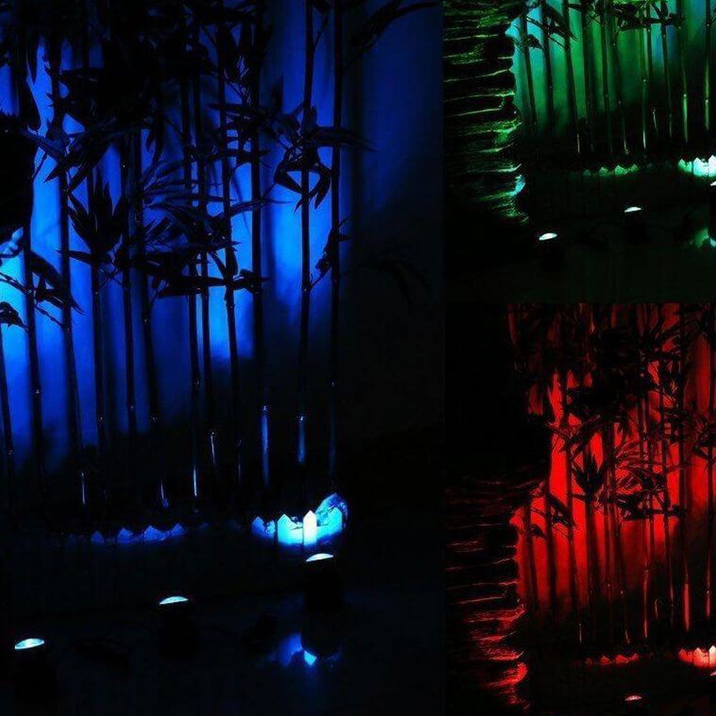 Solar Waterproof RGB Lawn Decoration LED Spotlight Landscape Light Lumendat