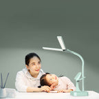 Lumendat Modern Folding Dual Lamp Plug-In Station Table Lamp Lumendat