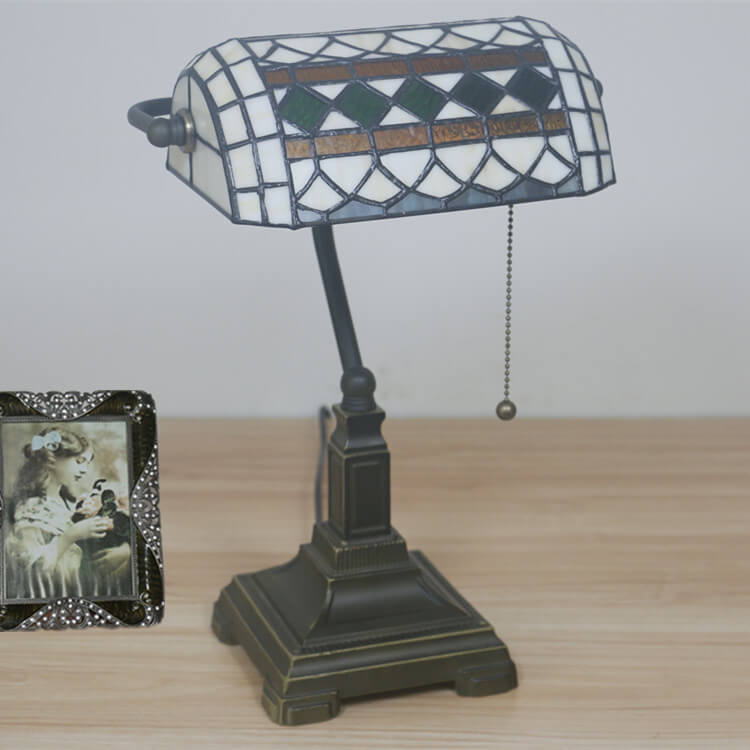 European Vintage Tiffany 1-Light Table Lamp Lumendat