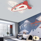 Lumendat Cartoon Creative Aircraft Iron Acrylic Kids LED Flush Mount Ceiling Light Lumendat