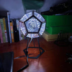 Infinity Dodecahedron LED Night Light Art Table Lamp Lumendat