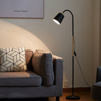 Modern Minimalist Iron 1-Light Standing Floor Lamp Lumendat