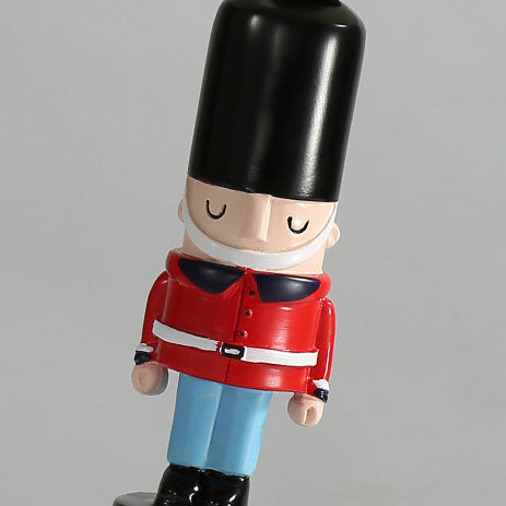 Lumendat Creative Soldier Resin Fabric Cone Kids 1-Light Table Lamp Lumendat