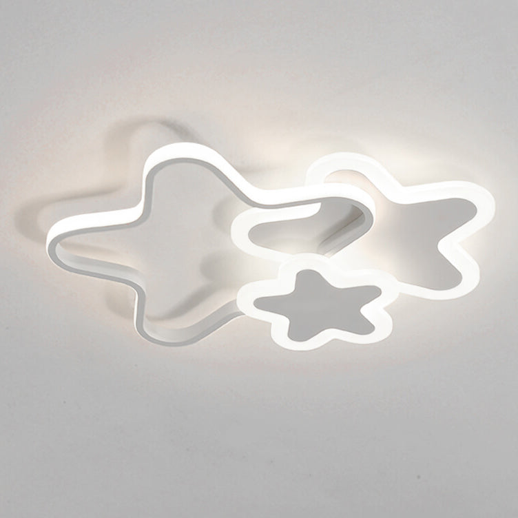 Lumendat Nordic Cartoon Star Shape LED Flush Mount Ceiling Light Lumendat