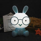 Creative Cartoon Rabbit with Glasses USB LED Night Light Table Lamp Lumendat