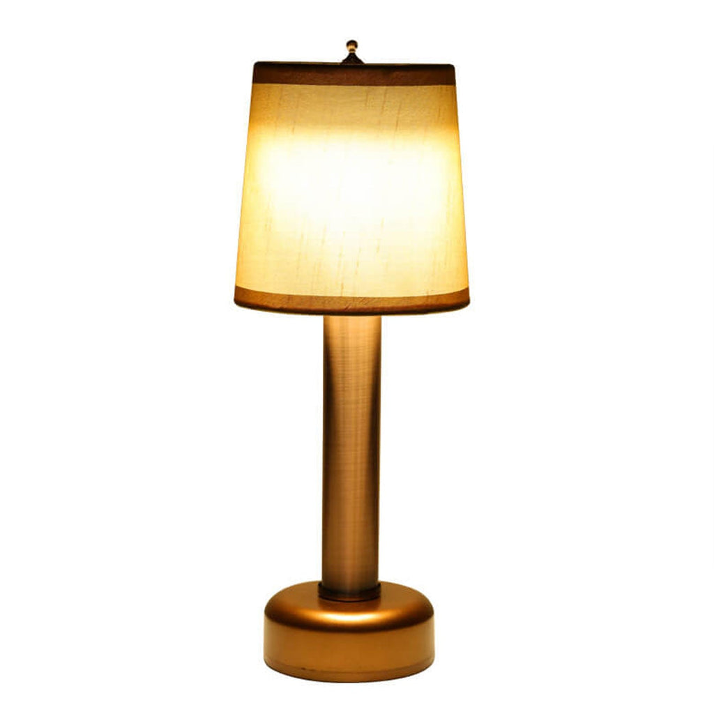 Vintage Linen Iron LED Rechargeable Table Lamp Lumendat