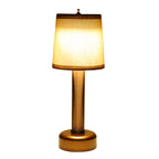 Vintage Linen Iron LED Rechargeable Table Lamp Lumendat