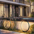 Outdoor Waterproof Acrylic Lampshade Aluminum Ring Design LED Lawn Light Lumendat
