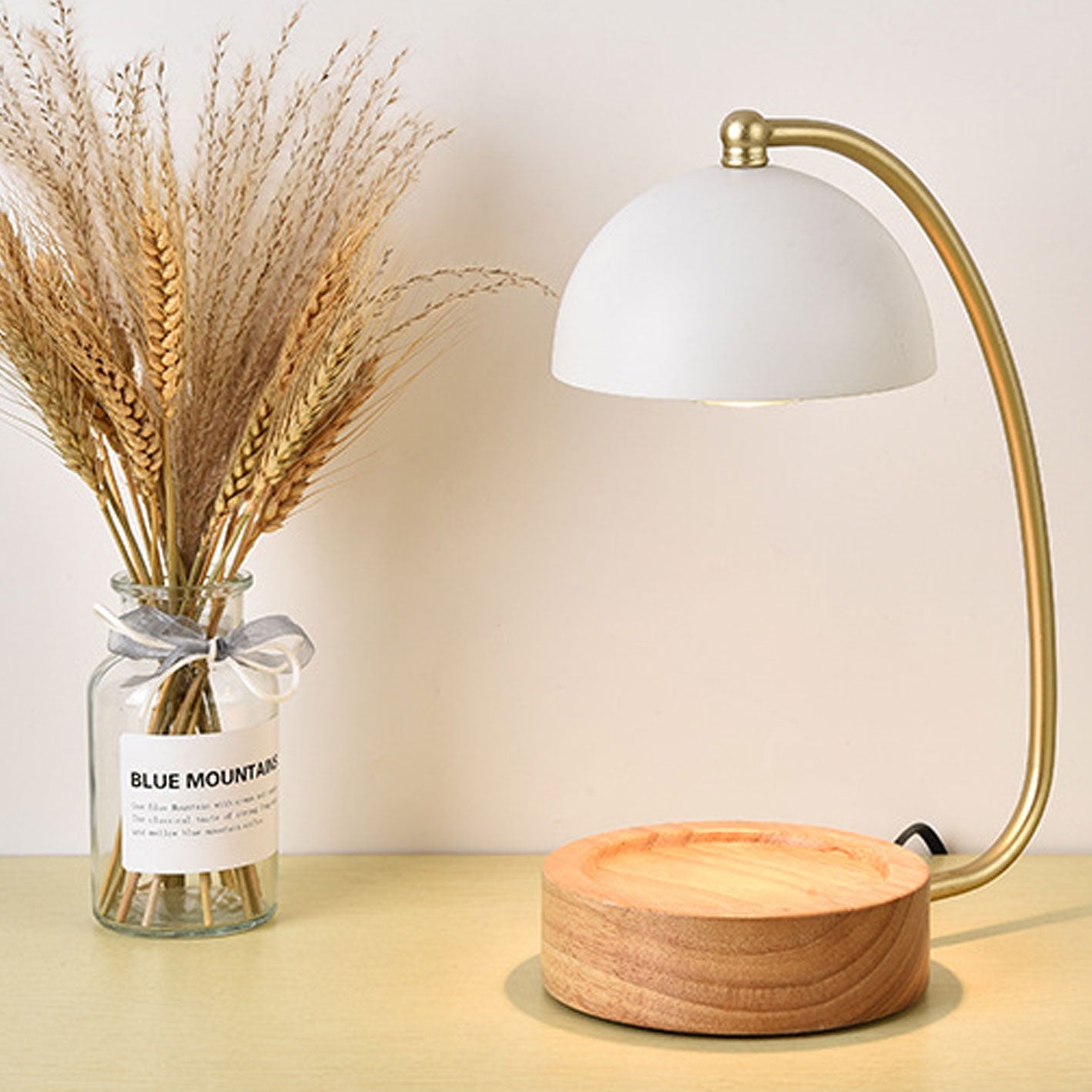 Japanese Creative Timing Dimming 1-Light Melting Wax Table Lamp Lumendat