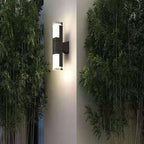 Outdoor Modern Waterproof Rectangular Column LED Wall Sconce Lamp Lumendat