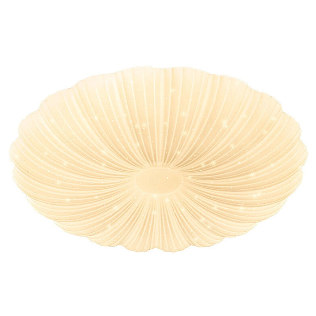 Modern Minimalist Shell Acrylic Round LED Flush Mount Ceiling Light Lumendat