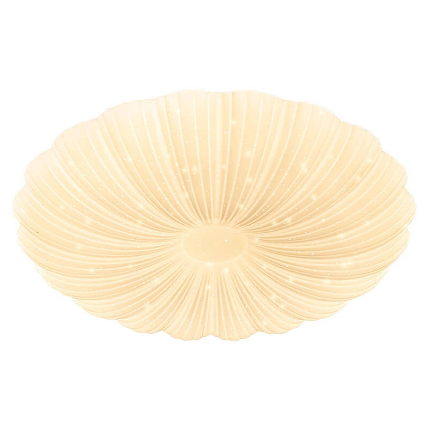 Modern Minimalist Shell Acrylic Round LED Flush Mount Ceiling Light Lumendat