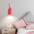 Lumendat Nordic Cartoon Resin Rocket Snowman 1-Light Kids Pendant Light Lumendat