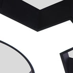 Contemporary Creative Iron Gear Acrylic Shade LED Pendant Light for Entertainment Room BulbSquare