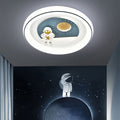 Lumendat Childlike Eye Protection Cartoon Space Villain LED Flush Mount Light Lumendat