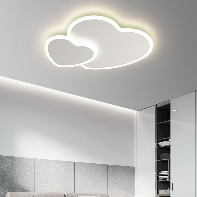 Lumendat Modern Creative Minimalist Wrought Iron Geometric LED Flush Mount Ceiling Light Lumendat