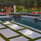 Solar Pebble ABS Sandblasted Glass LED Outdoor Landscape Light Lumendat