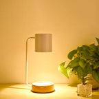 Japanese Minimalist Wood Timing Dimming 1-Light Melting Wax Table Lamp Lumendat