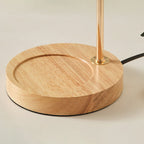 Modern Creative Simple Solid Wood Lily Of The Valley 1-Light Melting Wax Table Lamp Lumendat