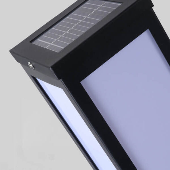 Modern Solar Lawn Square Column Outdoor Waterproof Path Lamp Lumendat