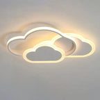 Contemporary Simplicity Cloud Acrylic Shade Metal LED Flush Mount Ceiling Light for Bedroom