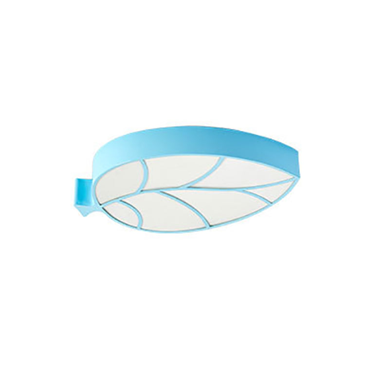 Lumendat Modern Simplicity Kids Metal Acrylic Foliage Elliptical LED Flush Mount Ceiling Light For Bedroom Lumendat