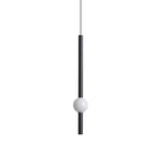 Modern Minimalist Long Cylinder with Metal Ball LED Pendant Light Lumendat