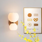 Modern 2-Light Bowl Shaped Wall Sconce Lamps