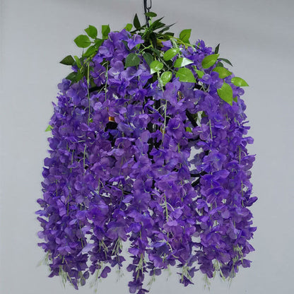 Industrial Colorful Flower Globe Chandelier – 1/3/5-light, Pink Blue Purple