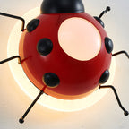 Lumendat Contemporary Creative Cartoon Beetle Acrylic LED Kids Wall Sconce Lamp For Bedroom Lumendat