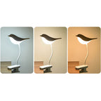 Nordic Creative Bird Clip USB Charging LED Night Light Table Lamp Lumendat