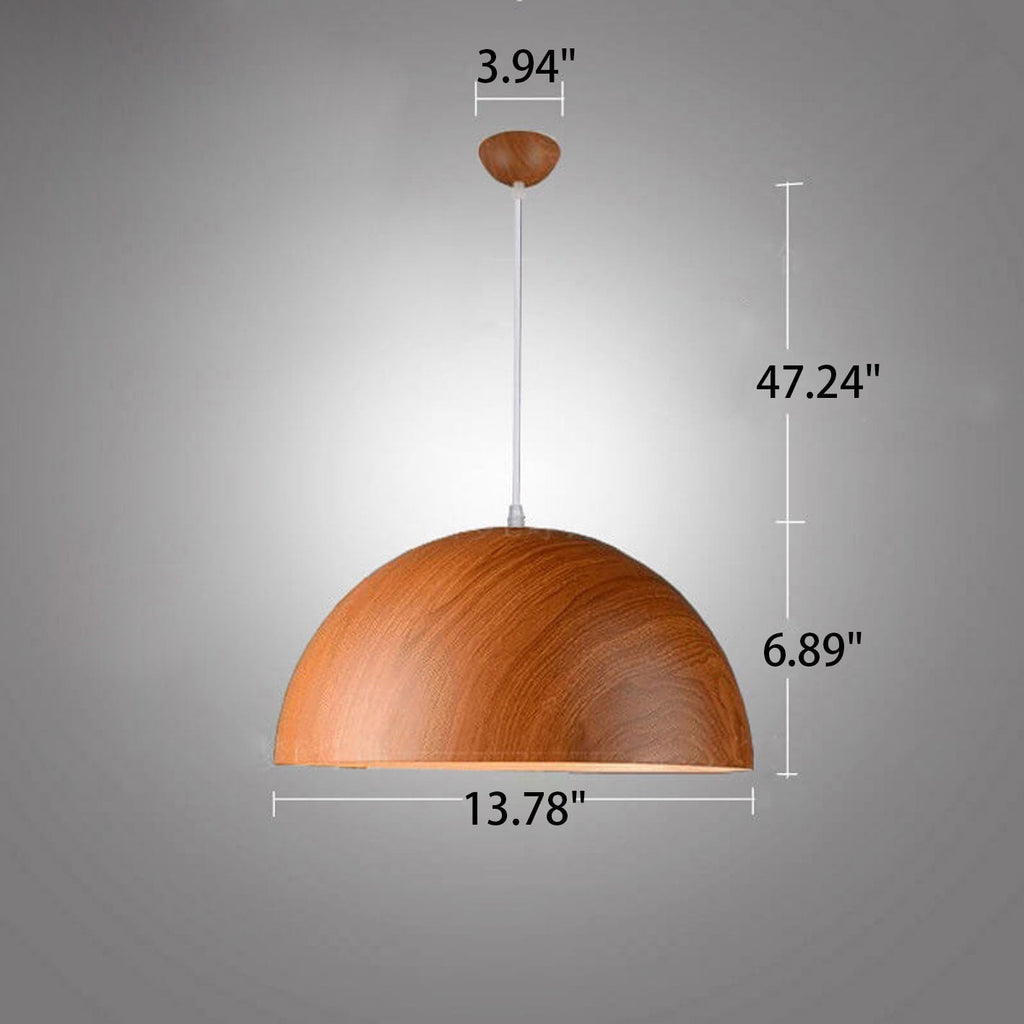 Nordic Minimalist Marbled Semicircle 1-light Pendant Light BulbSquare