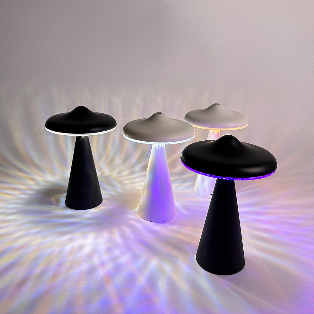 Modern Creative UFO USB Rechargeable LED Night Light Table Lamp Lumendat
