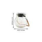 Cracked Glass Jar Waterproof Solar Copper Wire LED Outdoor Garden Landscape Light Lumendat