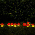 Modern Creative Mushroom Solar LED Outdoor Waterproof Garden Light String Lumendat